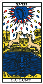 Carte de tarot La Lune