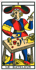 carte de tarot le bateleur