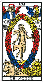 Carte de tarot Le Monde