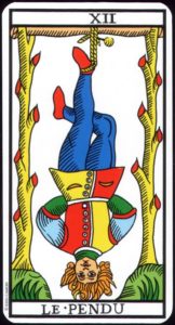 Carte de tarot le Pendu